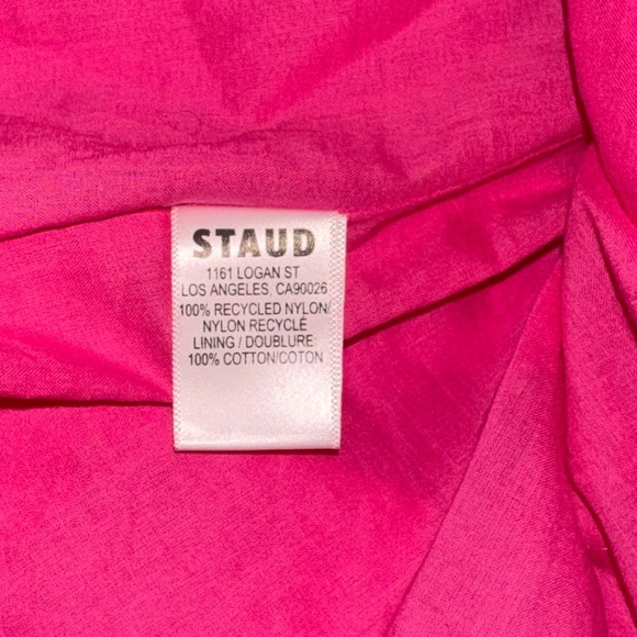 NEW Staud Calypso Cutout maxi Dress Bougainvillea Pink sz XL - Picture 9 of 10